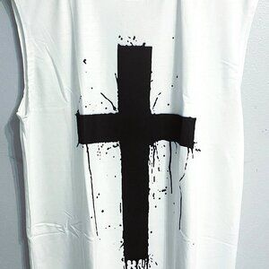 Men's Large Tank Top with Religious Statement